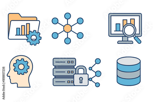 Digital data processing, security, and analysis for business technology