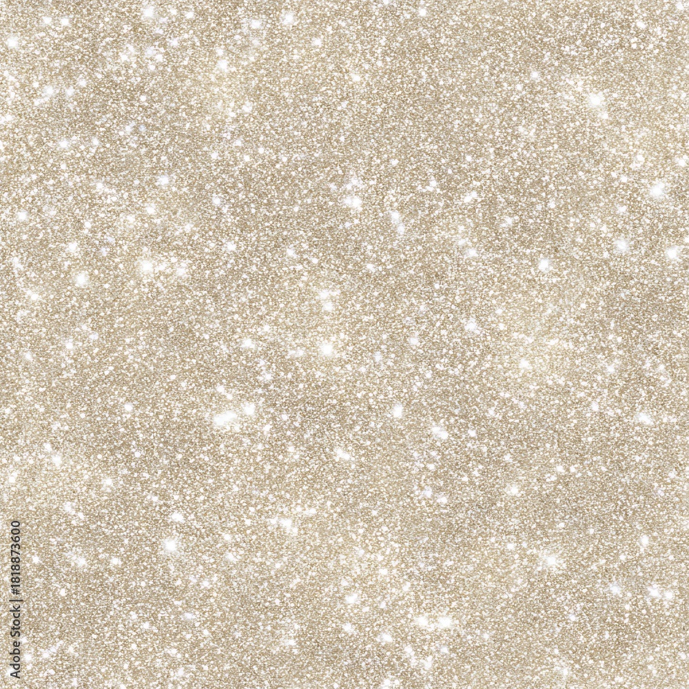 Fototapeta premium SEAMLESS shiny glitter background texture, champagne color, seamless texture.