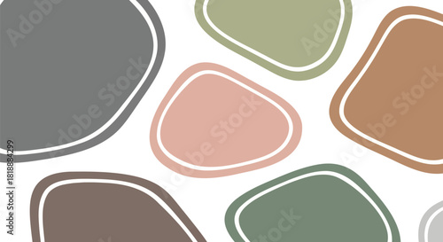 Dynamic abstract geometric composition with vibrant color splashes and clean lines for modern design projects