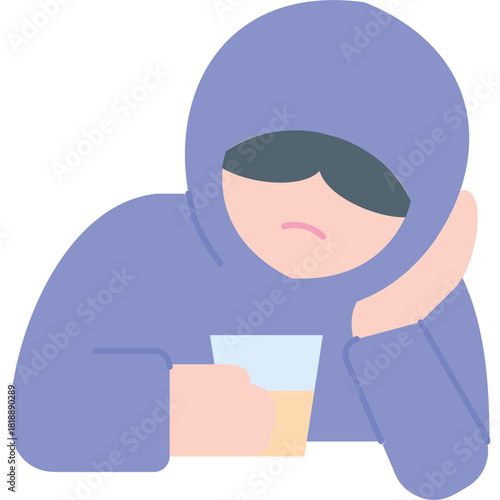 Alcoholism Illustration