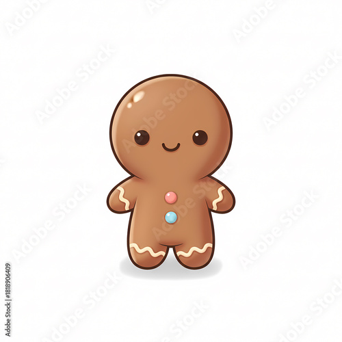 Cute Christmas Illustration Collection – People, Animals and Holiday Elements on White Background