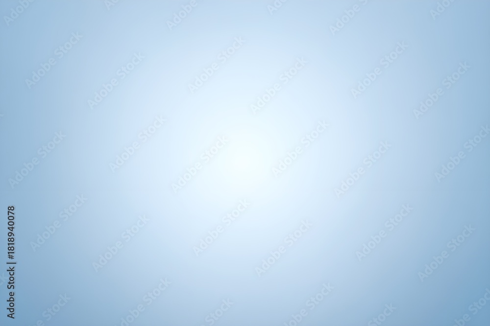 Fototapeta premium Subtle light blue gradient background for design work
