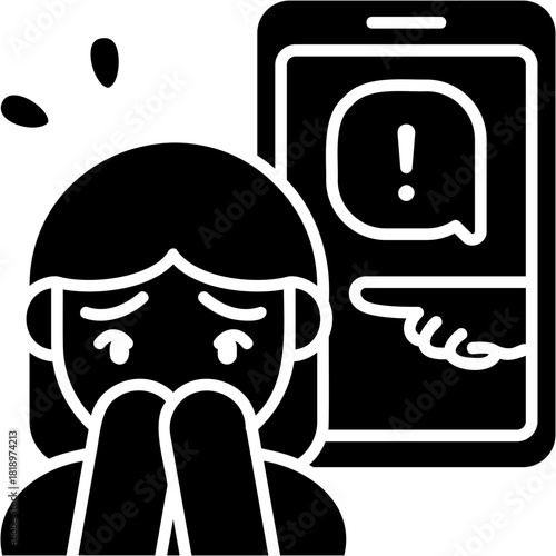 Glyph Solid Intimidate Icon