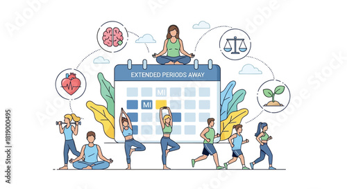 Healthy lifestyle choices and self care activities for mental and physical well being