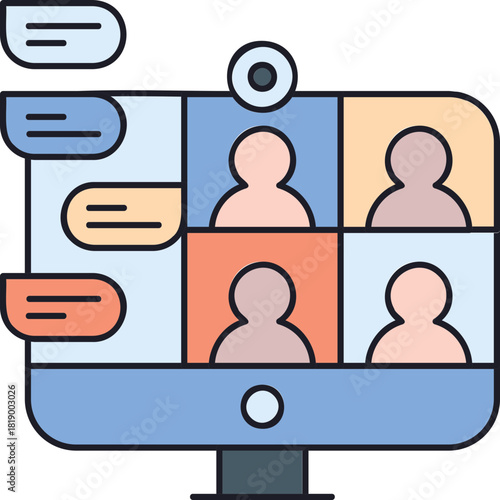 Virtual Meeting Sticker