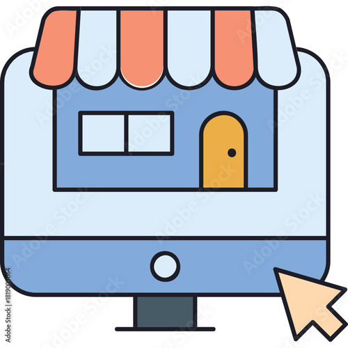 Online Store Sticker