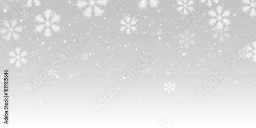 Soft matte snow overlay with falling flakes wide angle transparent texture PNG background
