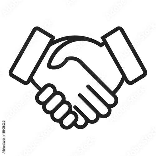 handshake vector icon