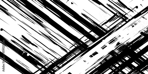 Grunge Urban Dust Distress Grain Overlay Texture for your amazing creative design. Random black blots on black space. Coal graphic. Ink.