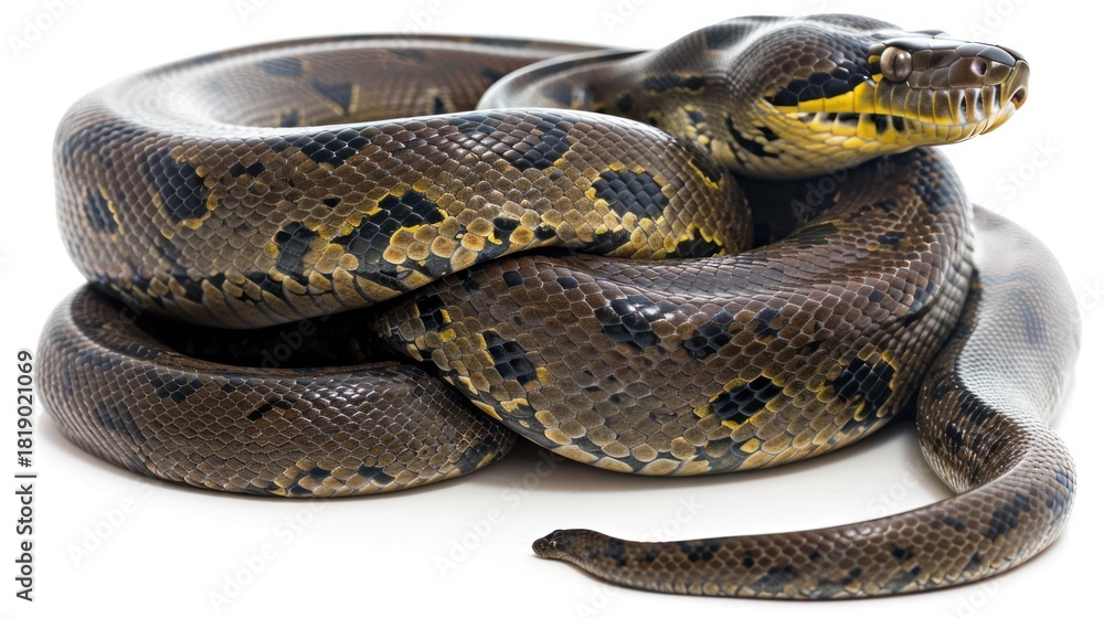 Fototapeta premium Massive Anaconda in Natural Habitat