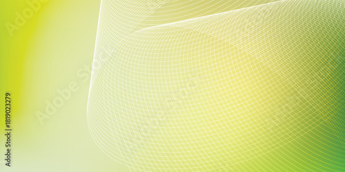 Abstract Green Gradient Background with Subtle Geometric Pattern and Lines.