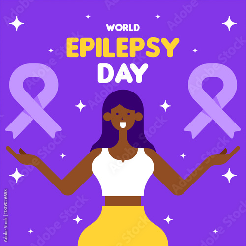 World Epilepsy Day Awareness Illustration
