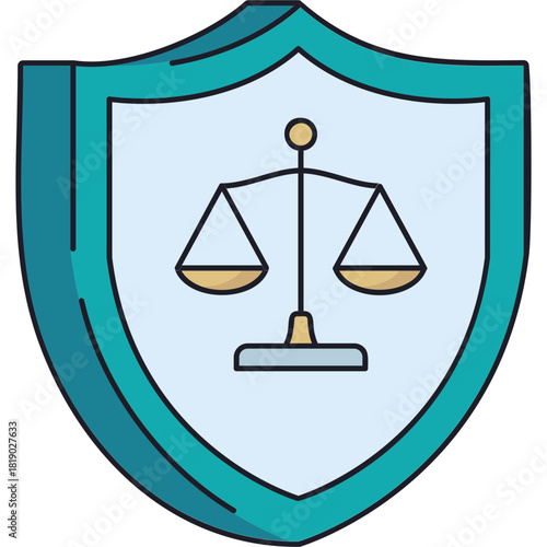 Legal Shield Sticker