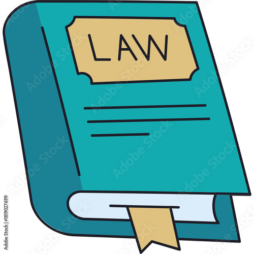 Law Book Sticker