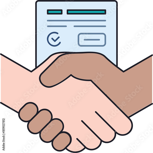 Law Agreement Sticker