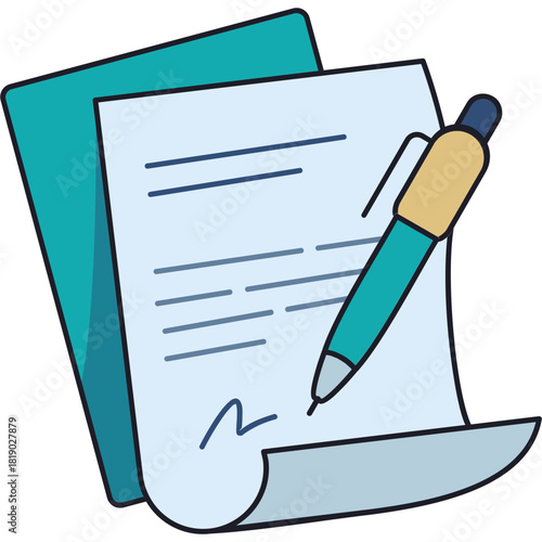 Contract Signing Sticker