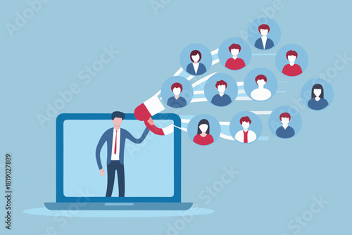 Online marketing and lead generation with a magnet attracting customers