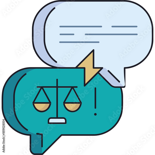 Legal Dispute Sticker