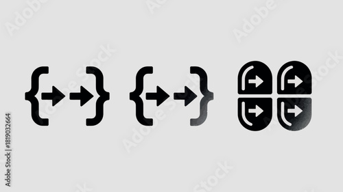 Abstract representation of data processing and transformation