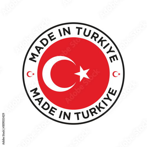 made in turkiye label template