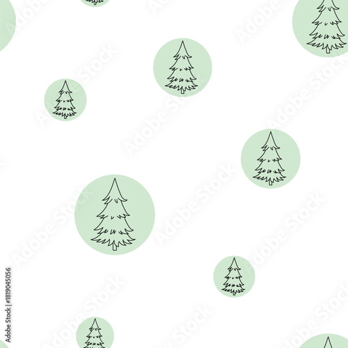 Unique vector overlay featuring festive fir trees and green confetti on a transparent canvas, ready for custom holiday layering effects in graphic design projects.