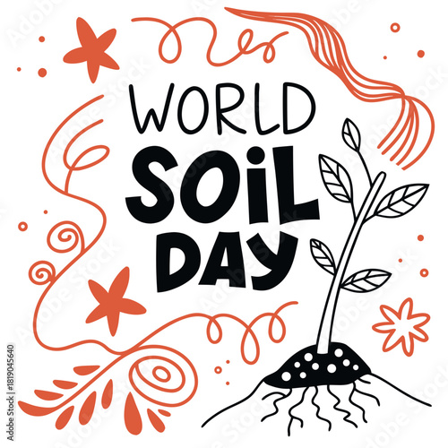 WORLD SOIL DAY vector illustration 