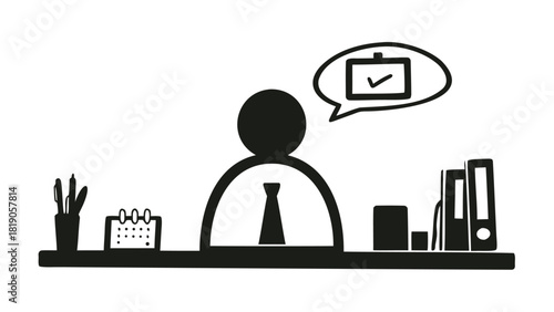 Conceptual illustration of productivity and business growth featuring abstract elements and vibrant colors suitable for presentations and corporate designs