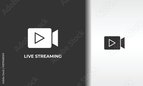 Live Streaming Vector, Icon Or Logo Sign Isolated Symbol Illustration