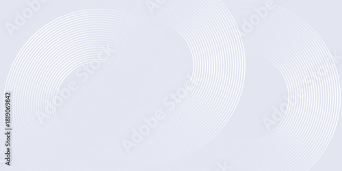 Simple lines grey background with dynamic circle lines abstract simple design nice