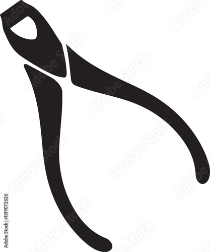 Black and White Leather Belt Vector Design