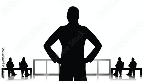 Highly detailed flat vector illustration of a sine wave showcasing intricate design elements and a vibrant color palette suitable for scientific or educational presentations