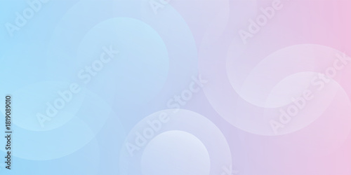 abstract background .blue and pink gradation. circle effect style. modern minimalist.eps 10