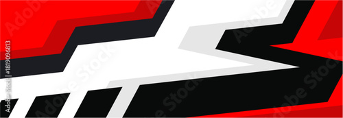 decal wrap design vector. Graphic abstract stripe racing background kit designs for vehicle, race car, rally and livery	