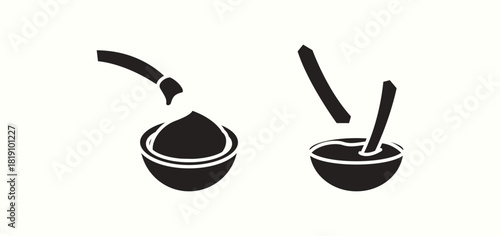 Dipped French Fries Solid Icon Bundle – Minimalist Fast Food Snack Glyph Vector Set for Menu, Branding, UI Icons, and Creative Design Assets