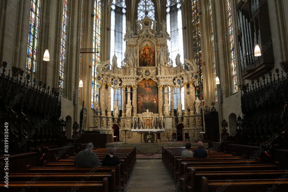Fototapeta premium Altar im Erfuter Dom