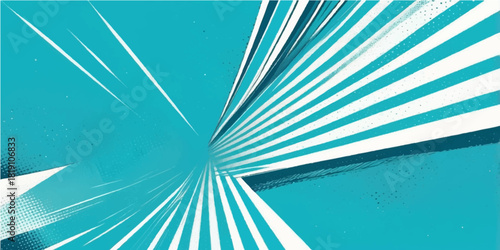 Abstract blue starburst illustration with vector light rays pattern design