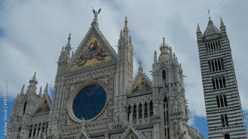 Obraz premium Il Duomo di Siena in Toscana, Italia.