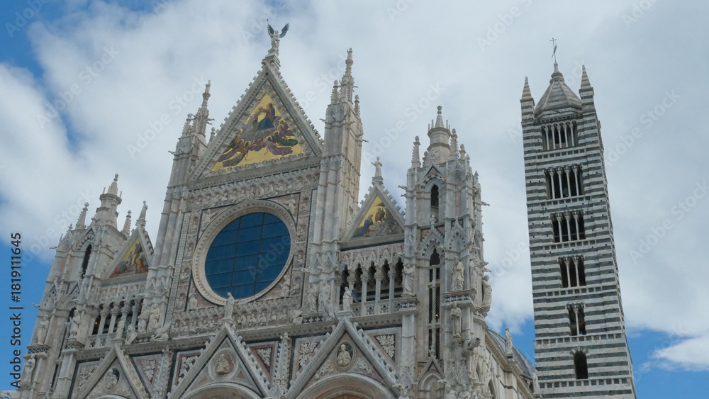 Fototapeta premium Il Duomo di Siena in Toscana, Italia.