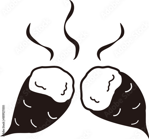 焼き芋のアイコン