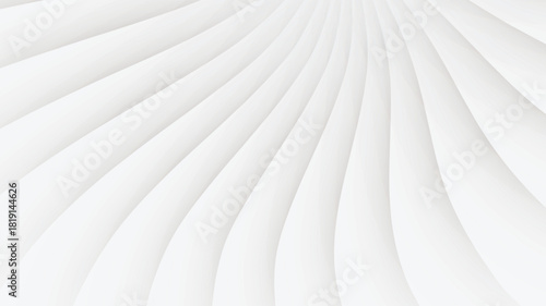 3d render of white abstract pattern