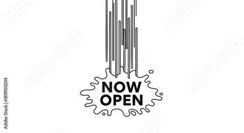 Abstract geometric pattern with vibrant color splashes and clean lines suitable for modern graphic design projects and digital art