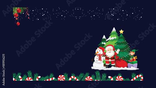 christmas, holiday, decoration, stocking, xmas, sock, celebration, vector, illustration, santa, winter, tree, card, year, present, design, snowflake, new year, merry, new, season, bell, ornament