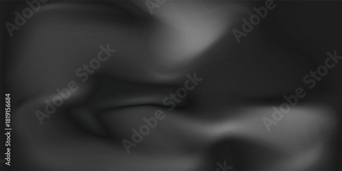 Minimalist abstract design featuring white wavy lines on a smooth light grey background, creating a clean modern look. Vector eps 9,5