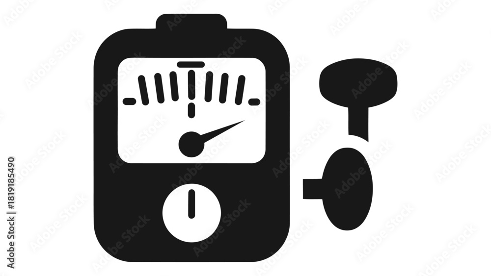 Φωτογραφία Guitar tuner icon , a device used to tune musical instruments, ensuring accurate