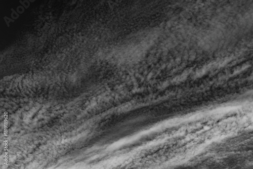 Dramatic abstract black and white clouds 