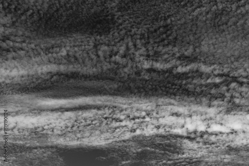 Dramatic abstract black and white clouds 