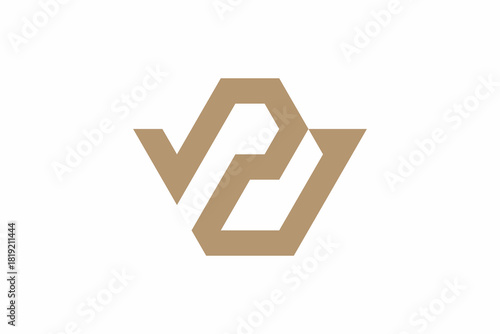 Letter VP Crown Logo 