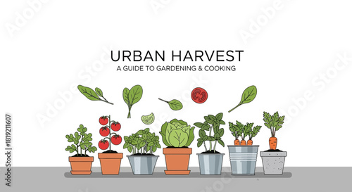 Urban Harvest Guide to Gardening and Cooking with Fresh Vegetables.