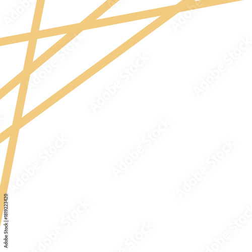 Golden Corner Line Accent