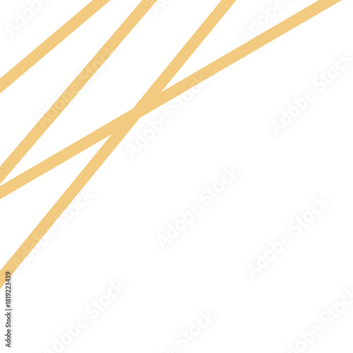 Golden Corner Line Accent